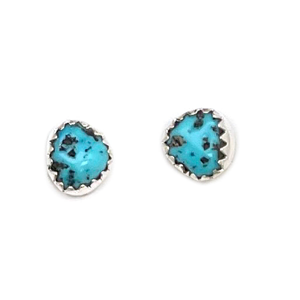Turquoise Kingman Oval Studs