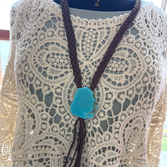 BoHo Leather and Turq