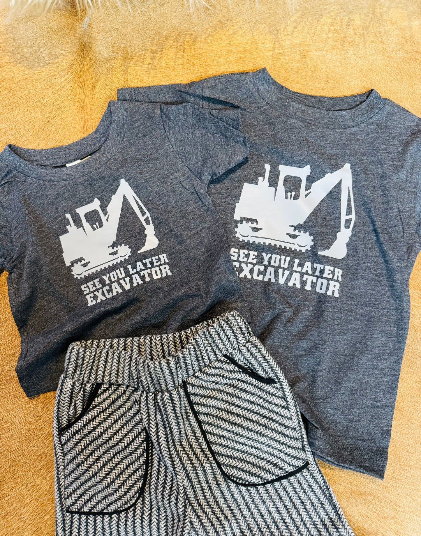 See You Later Excavator Tee