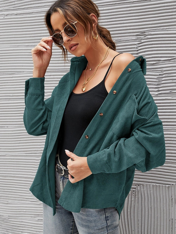 Oversized Corduroy Shacket