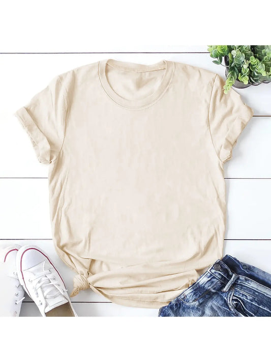 Basic Solid Tee great for layering or alone