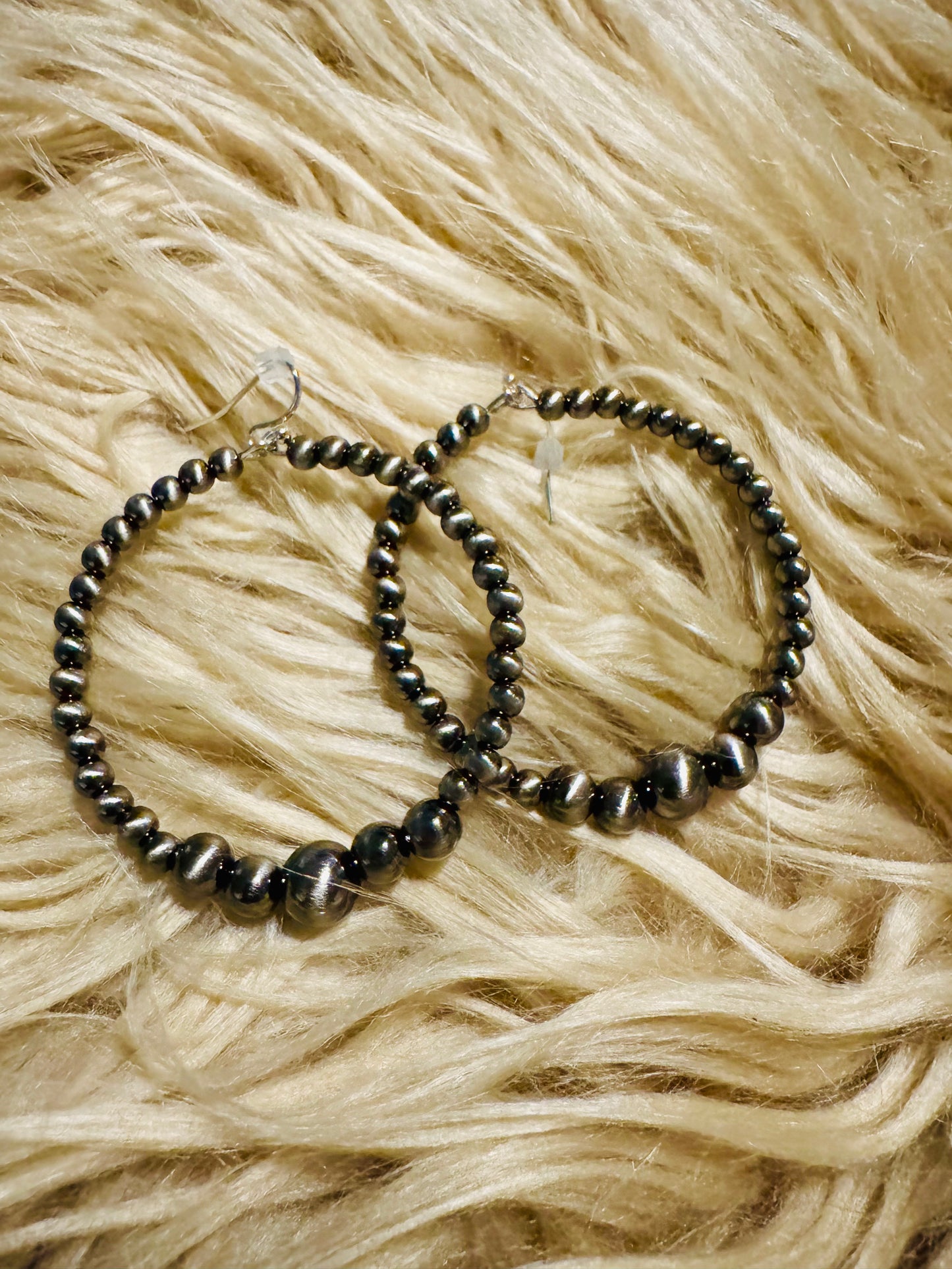 Polished Navajo Hoops