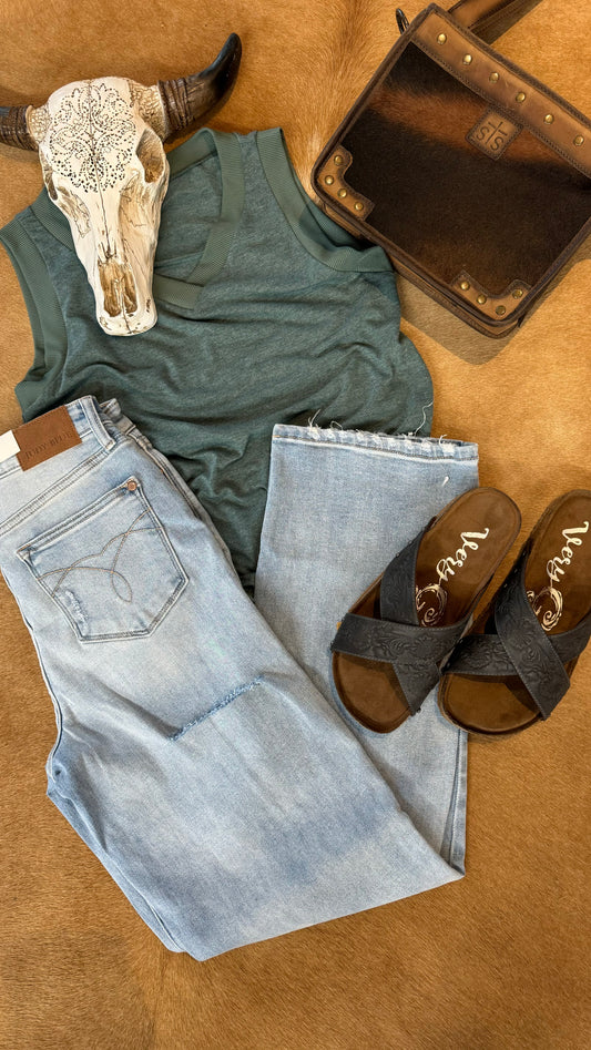 90's Western Booty Jeans