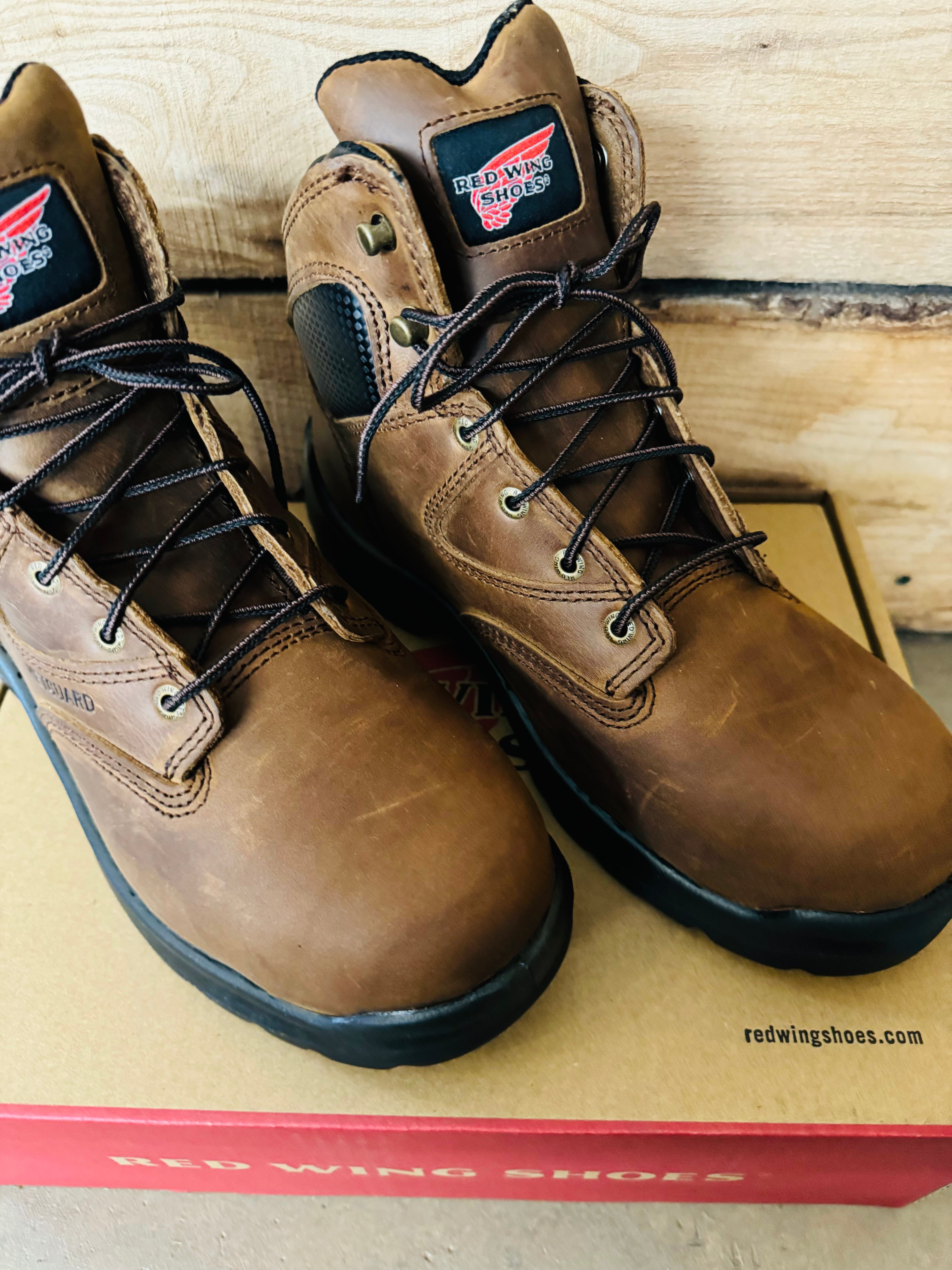 4421 Red Wing Met Guard safety toe lace up work boot Burdge Boots