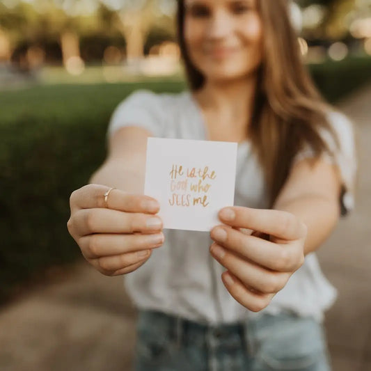 He is the God who knows me