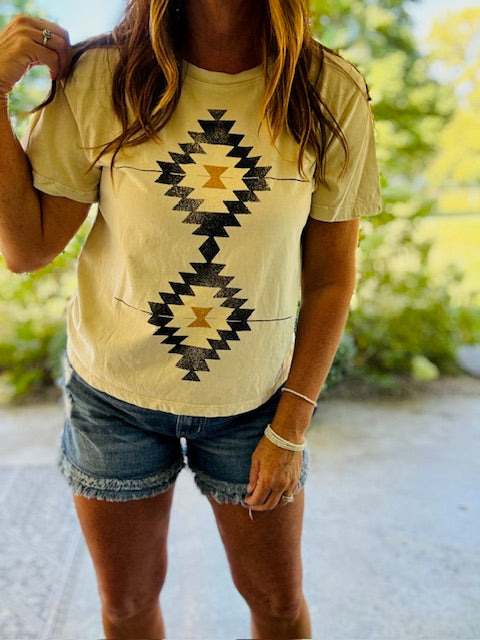 Aztec Mineral Wash Tee