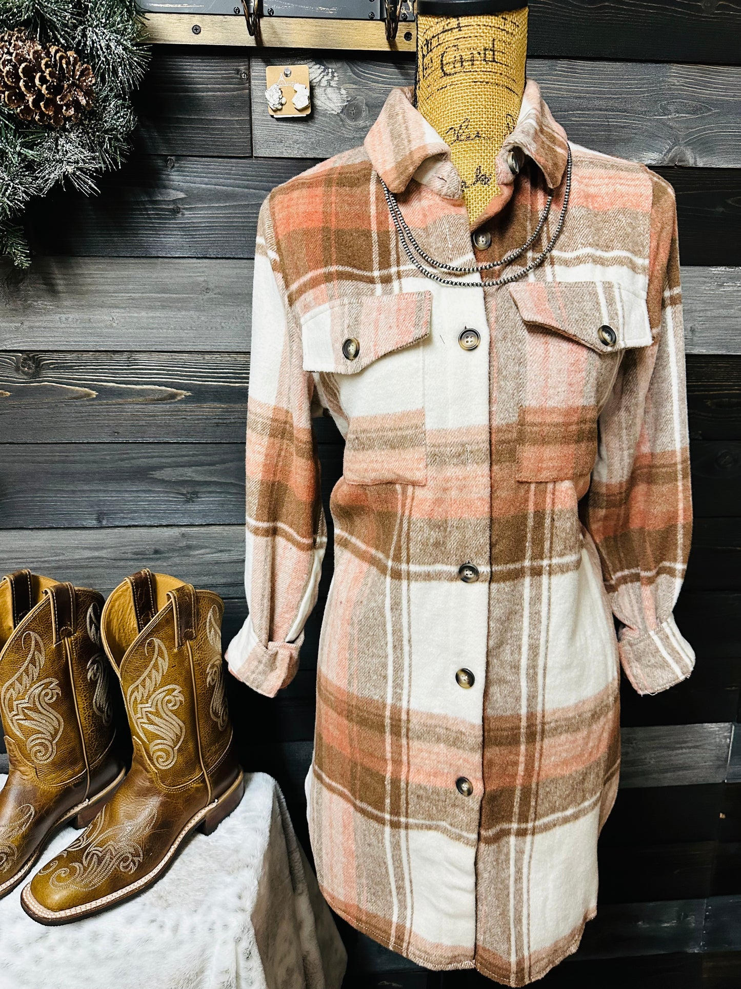 Rocky Mountains Flannel Shacket