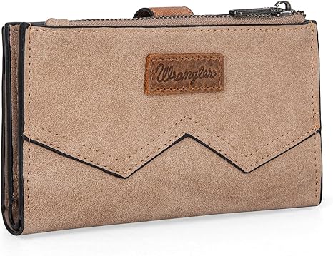 Wrangler "W" Stitch Card Holder Bi-Fold Wallet