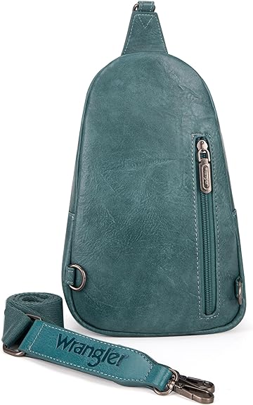 Wrangler Dual Zipper Crossbody/Sling Bag
