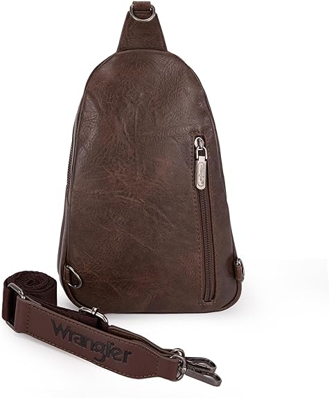 Wrangler Dual Zipper Crossbody/Sling Bag