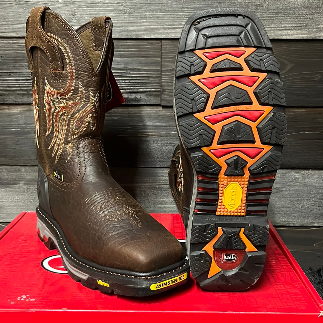 Steel toe met deals guard cowboy boots