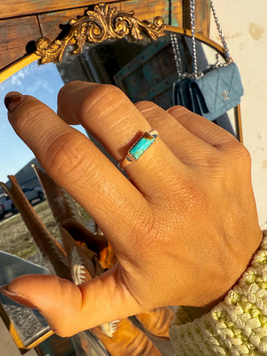 Turquoise Bar Ring