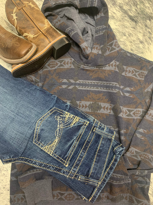 Blue Southwest Hood 10041693