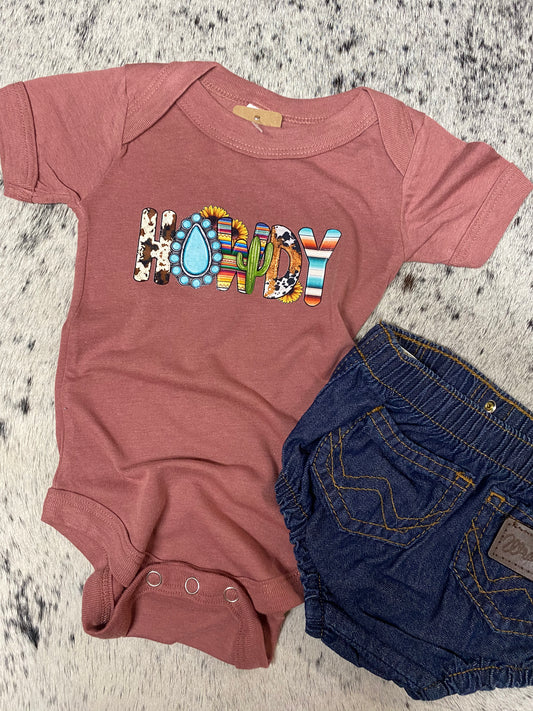 Infant Howdy Onesie