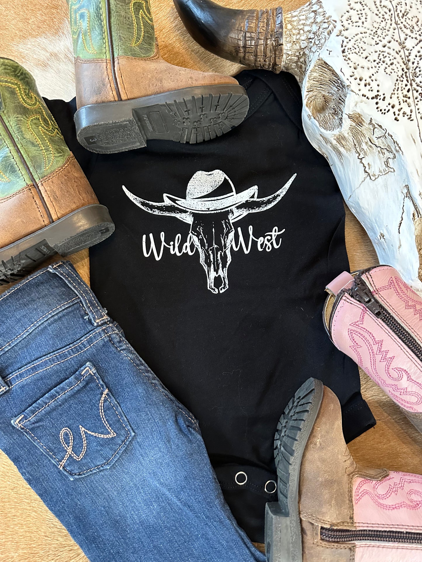 Wild West Graphic Onesie