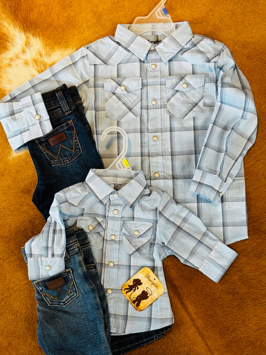 baby and toddler western shirt wrangler 