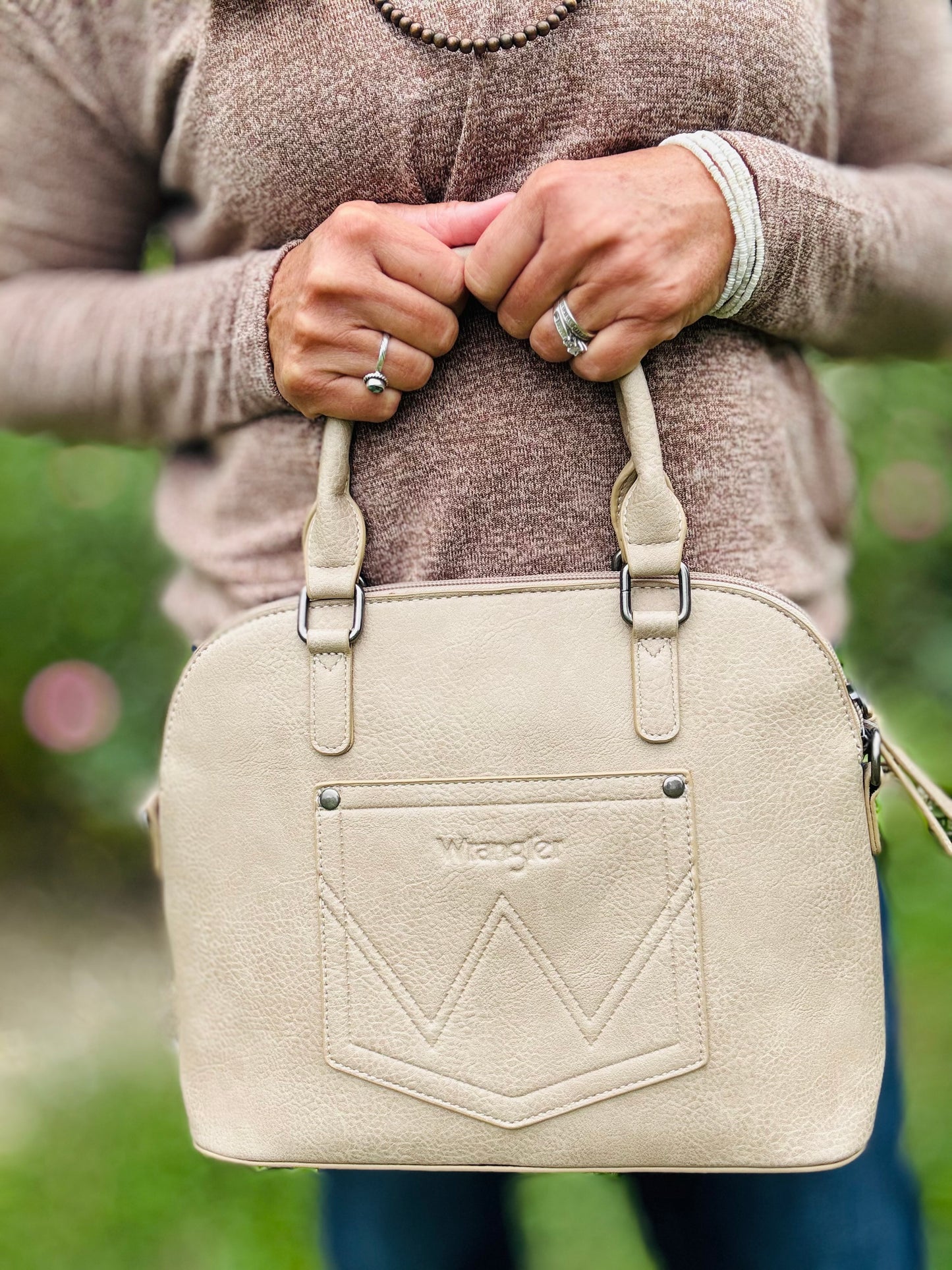 Barrel Satchel Wrangler Purse