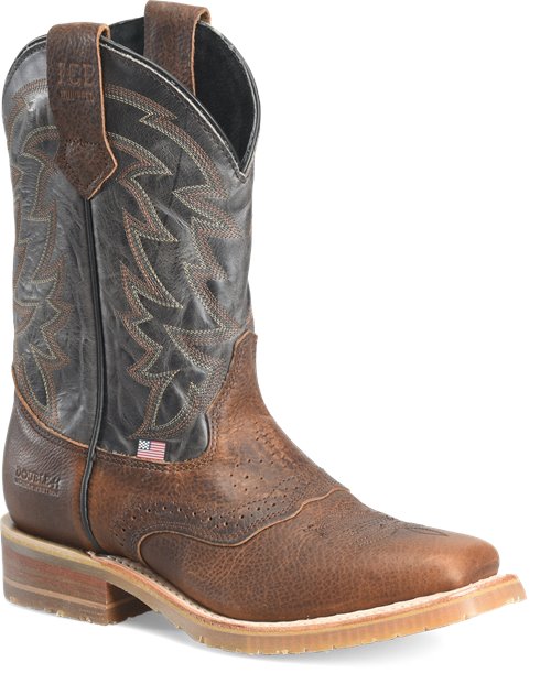 double h western square toe cowboy boot
