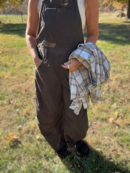 Vintage Corduroy Bibs