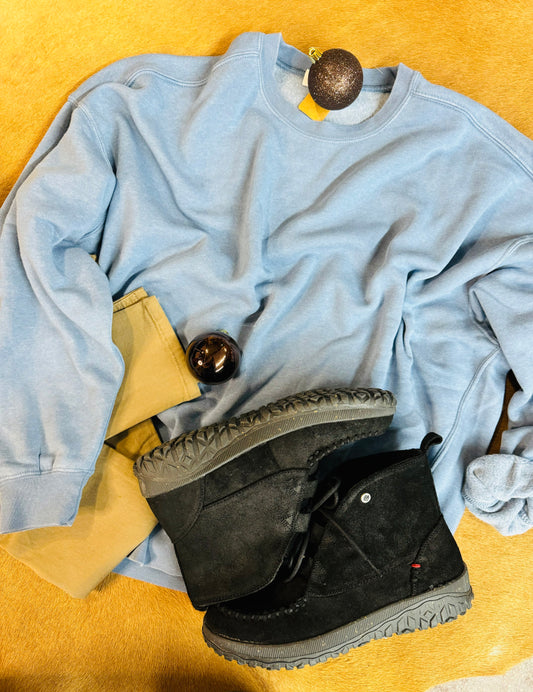 Comfy Cozy Crewneck Blue