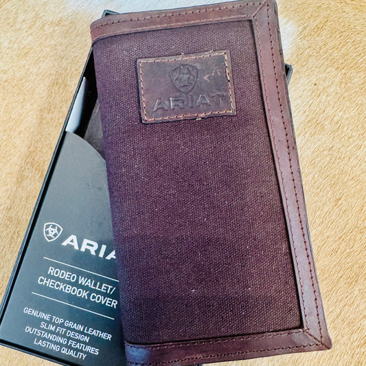Ariat canvas Rodeo Wallet