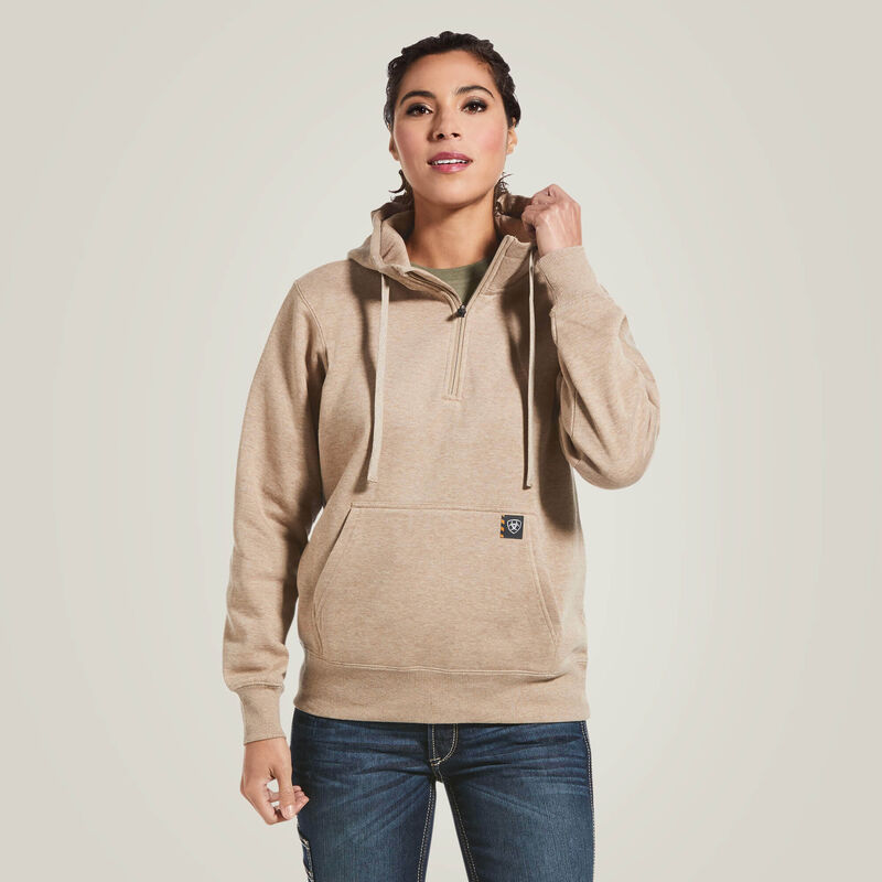 10032912 REBAR 0ATMEAL HOODIE