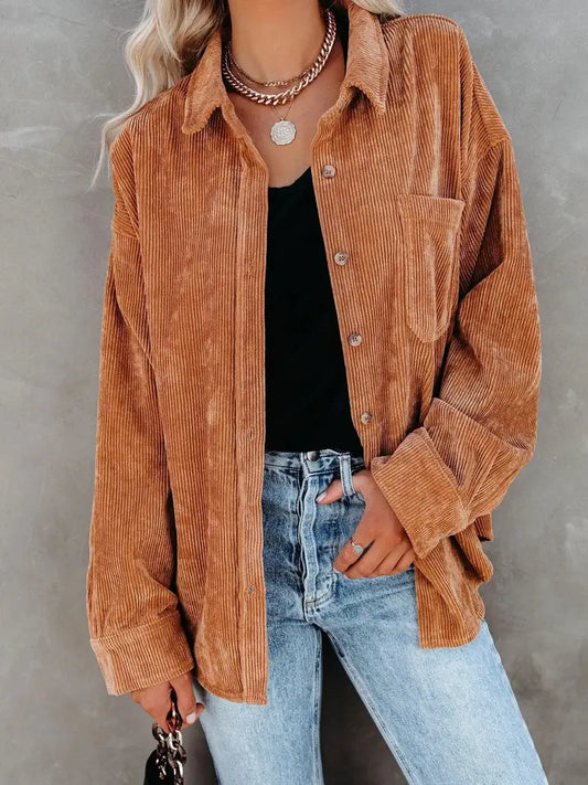 Oversized Corduroy Shacket