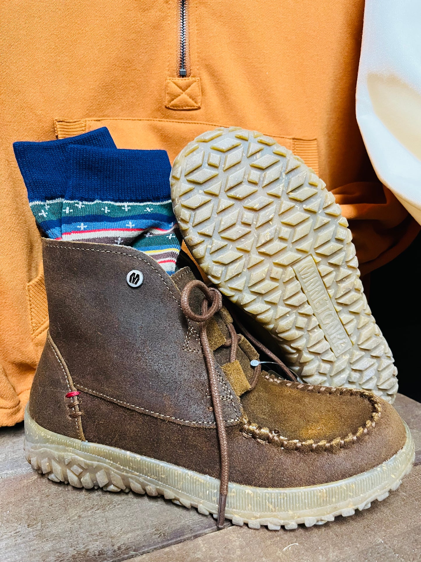 MINNETONKA TEALEY 80523 BROWN BOOTS Brown waterproof winter lined boots â Burdge Boots