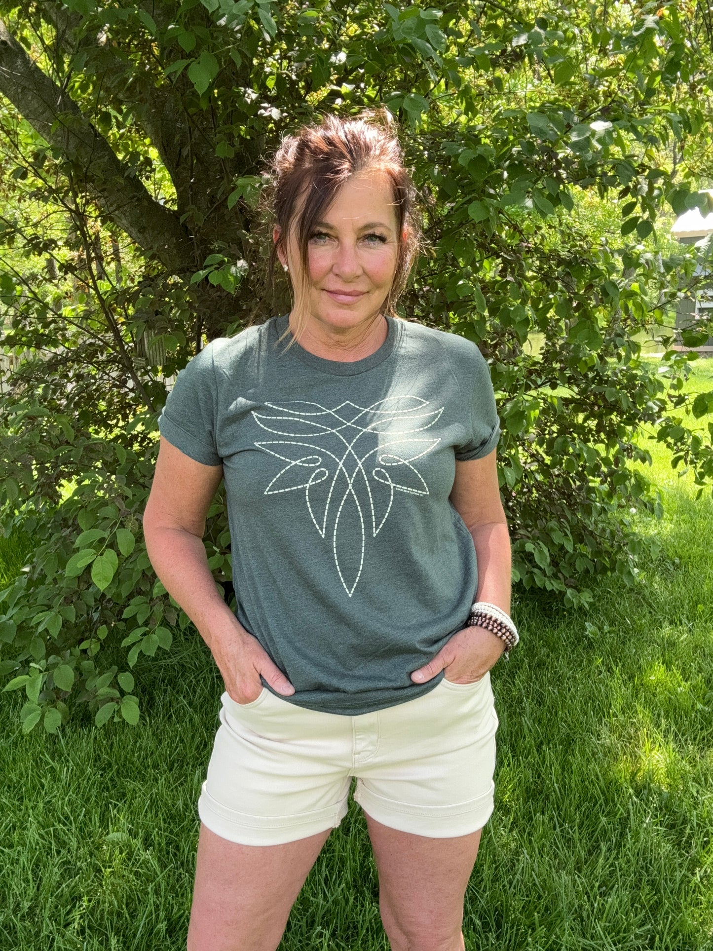 Cowgirl Bootstitch Tee