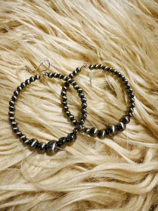 Polished Navajo Hoops