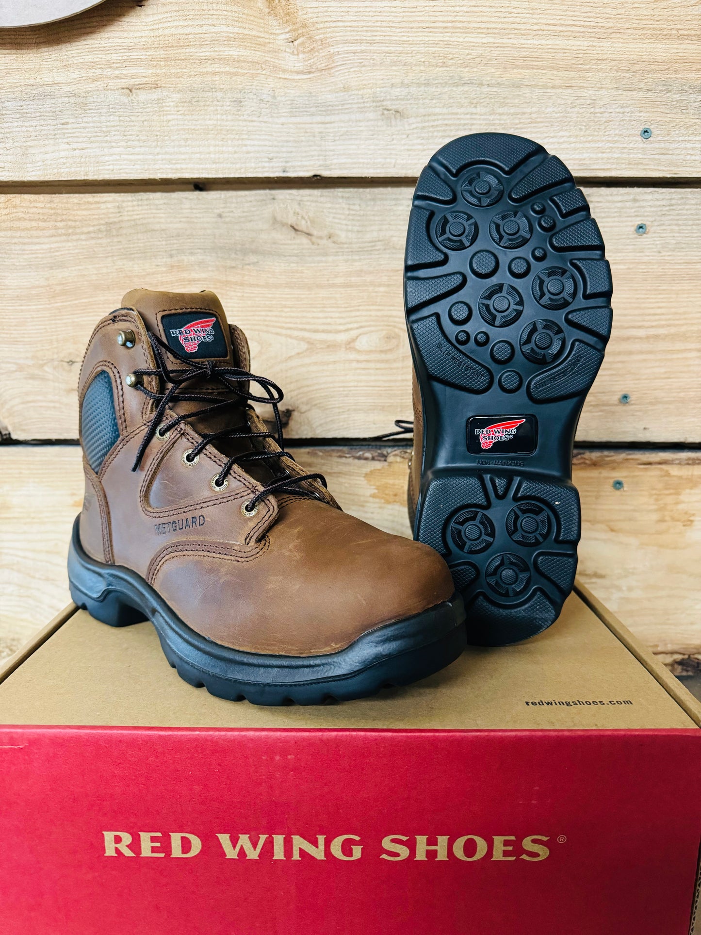 4421 Red Wing Met Guard safety toe lace up work boot Burdge Boots