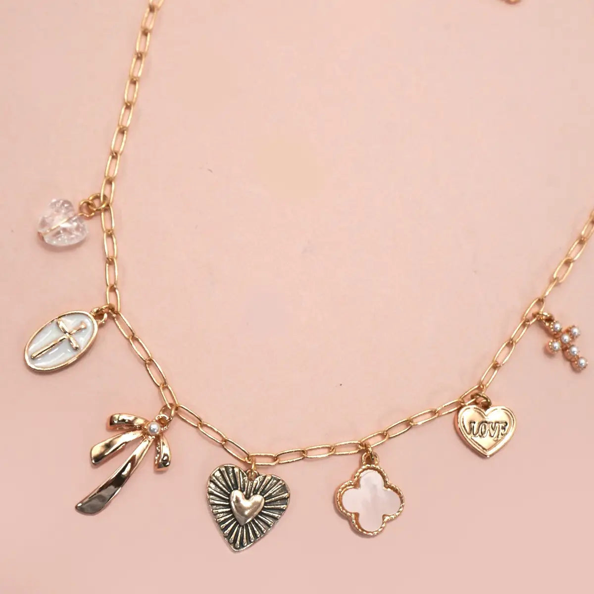 Heart in Gold Charms