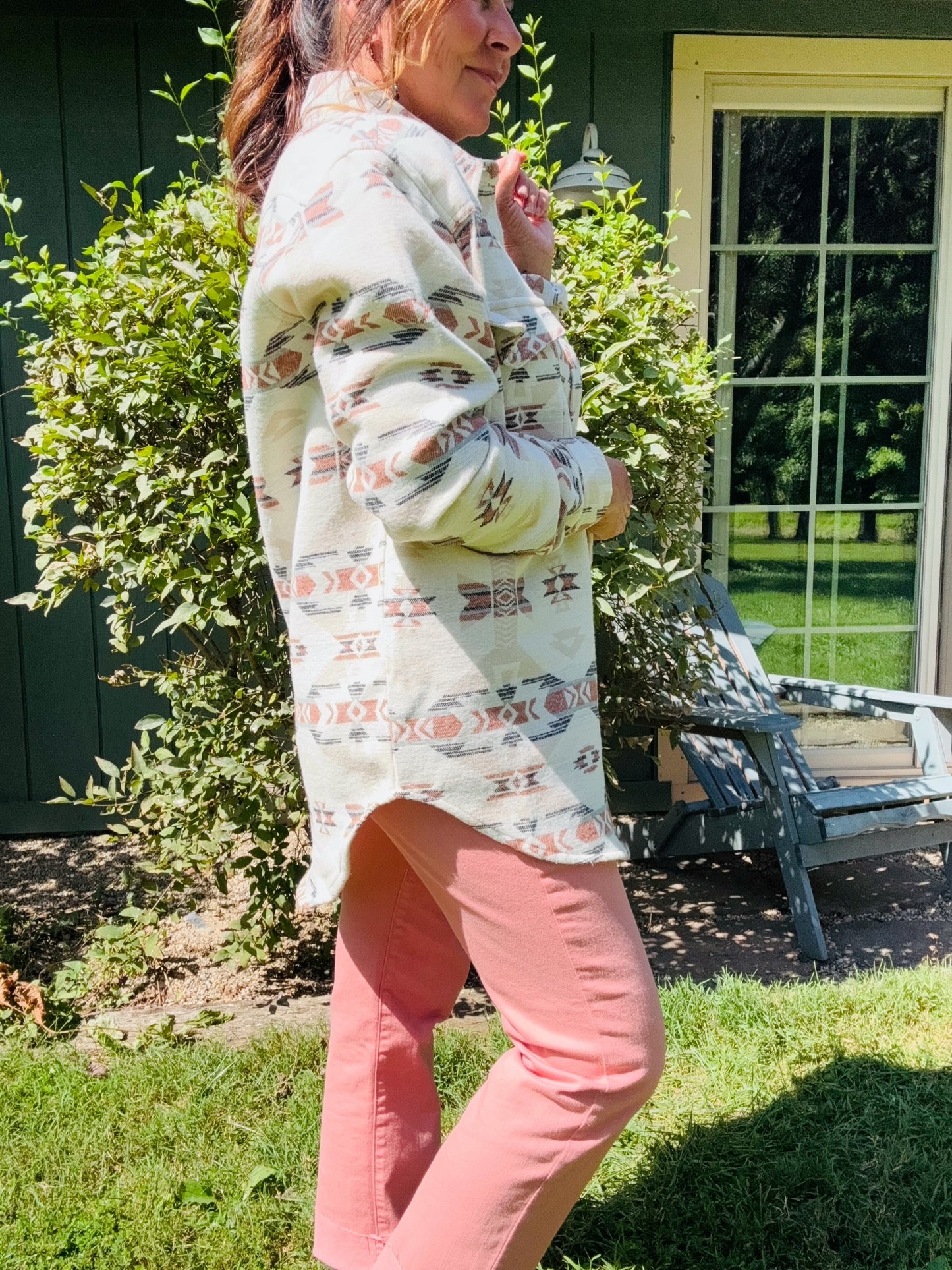 Punchy Retro Shacket