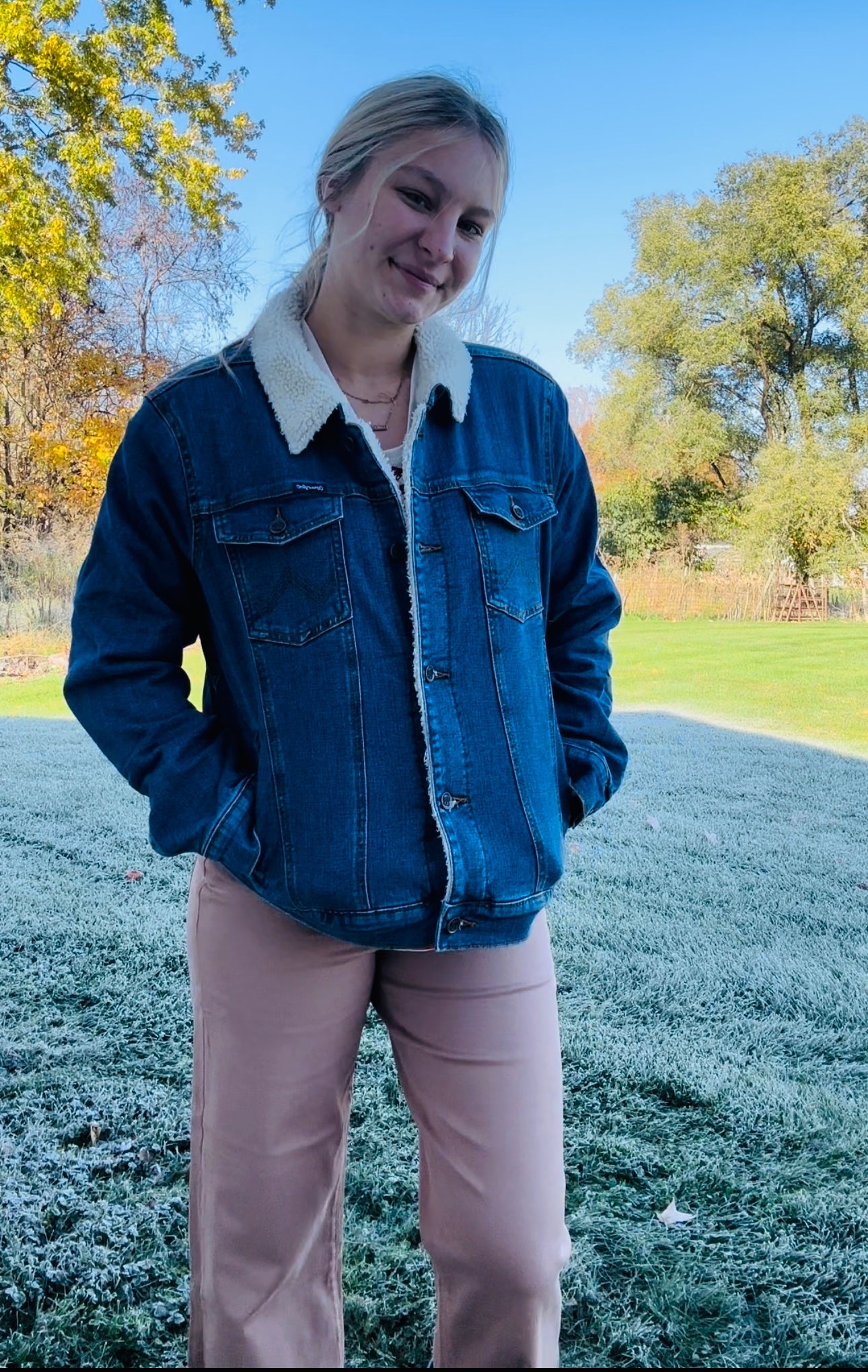 Sherpa Trucker Jacket Wrangler Womens Sherpa Lined Denim Jacket