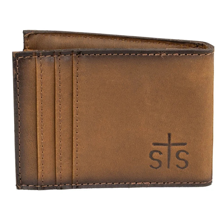 Carry all of your essentials with the Foreman Money Clip Card wallet. Features Genuine full grain leather Exterior money clip Interior ID slot 3 interior card slots 3 exterior card slots 4" W x 3