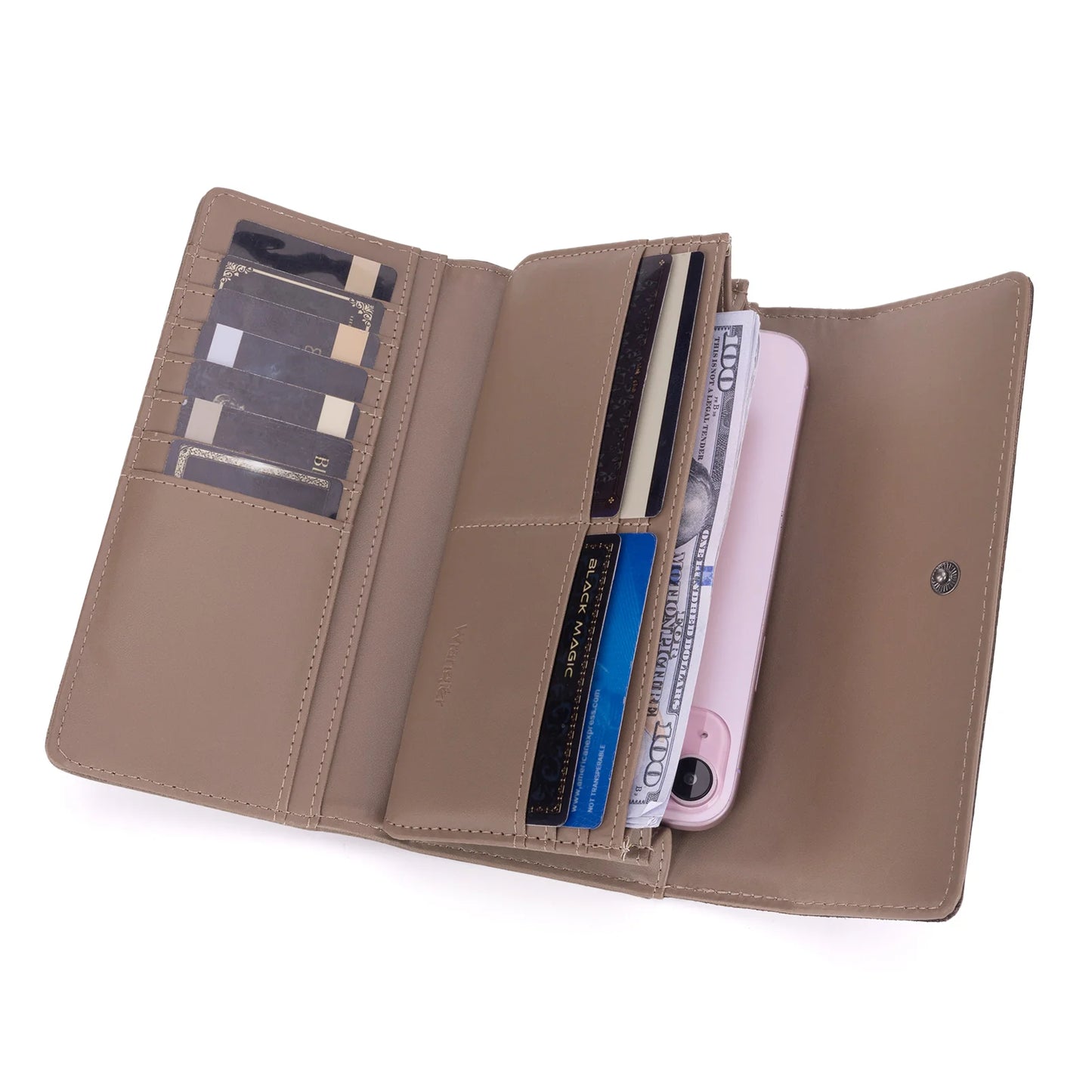 Wrangler Western Floral Tooled Tri-fold Wallet