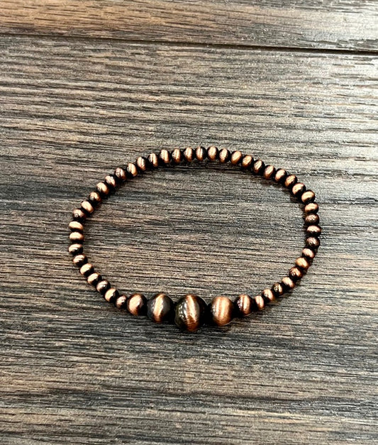 *Copper Navajo Pearls