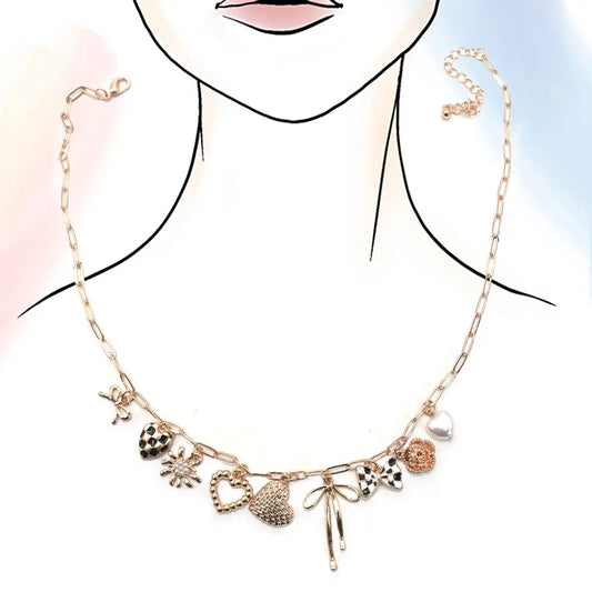 Checker Heart Charmed