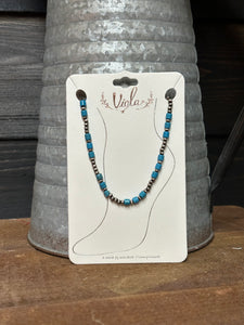 VIOLA TURQUIOSE ANKLET