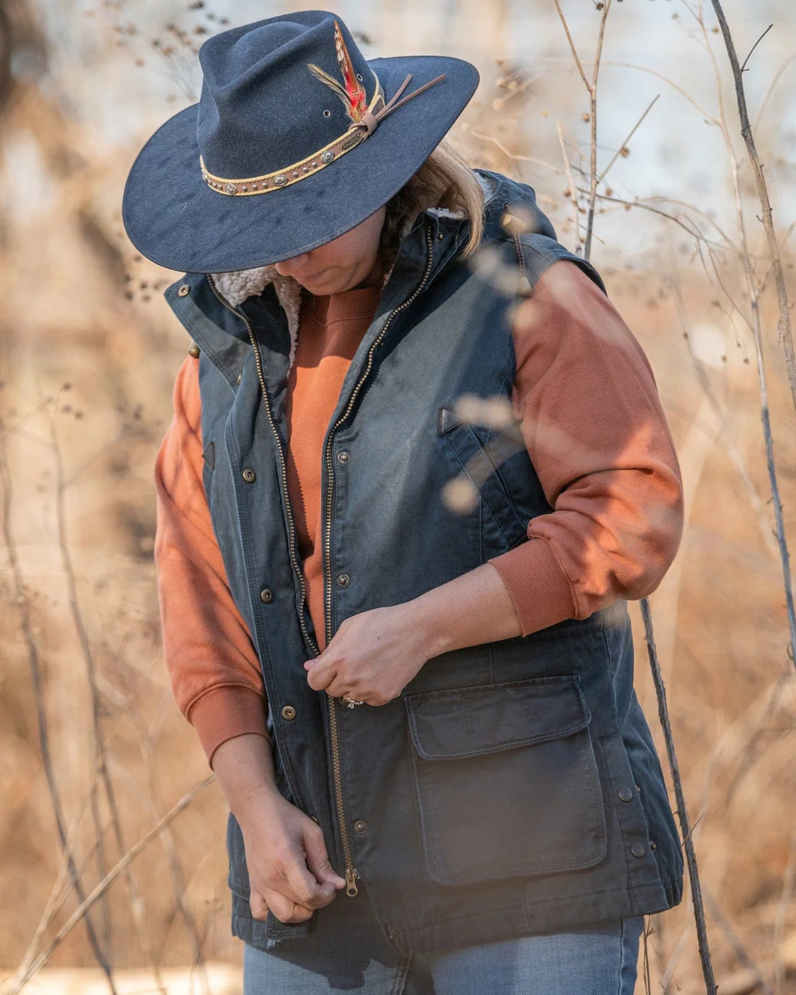 Woodbury Vest Blue
