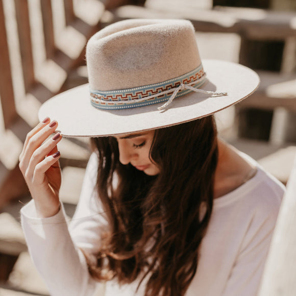 Maldives Moon Felt Fedora
