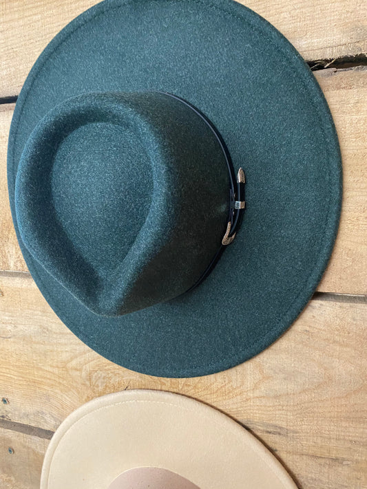 Fancy Fedora Hat ~ Sage